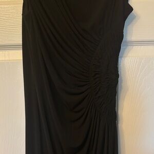 Suzi Chin Black Midi Dress